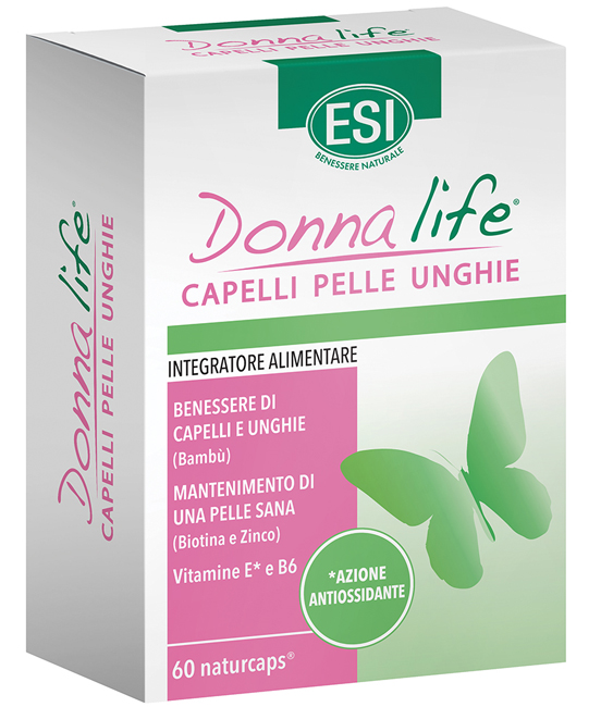 ESI DONNA LIFE CAPELLI PELLE UNGHIE 60 NATURCAPS - Pharmaleader