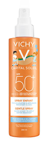 CAPITAL SOLEIL SPRAY KID WATER RESIST 50+ 200 ML - Pharmaleader