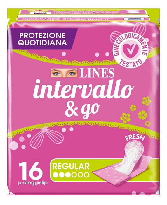 PROTEGGISLIP LINES INTERVALLO FRESH&GO RIPIEGATI 16 PEZZI - Pharmaleader