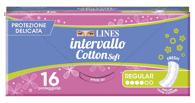 PROTEGGISLIP LINES INTERVALLO COTTON SOFT FRESH DISTESI 16 PEZZI - Pharmaleader