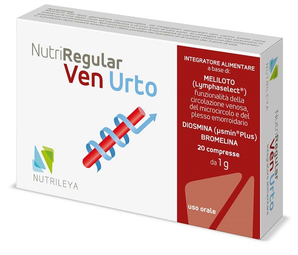 NUTRIREGULAR VEN URTO 20 COMPRESSE - Pharmaleader