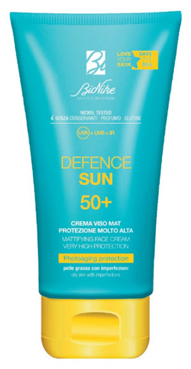 DEFENCE SUN CREMA VISO MAT SPF50+ PROTEZIONE MOLTO ALTA 50 ML - Pharmaleader