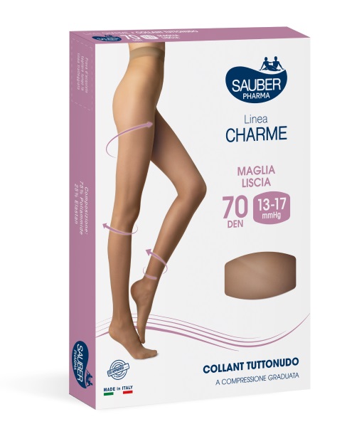 SAUBER CHARME COLLANT 70 DENARI TUTTONUDO ML NERO 3 - Pharmaleader