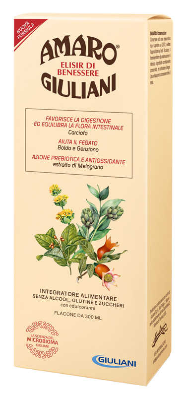 AMARO GIULIANI ELISIR BENESSERE 300 ML NUOVA FORMULA - Pharmaleader
