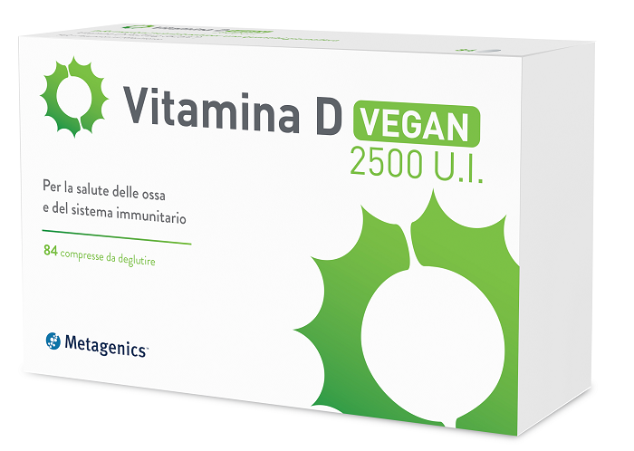VITAMINA D 2500 UI VEGAN 84 COMPRESSE - Pharmaleader