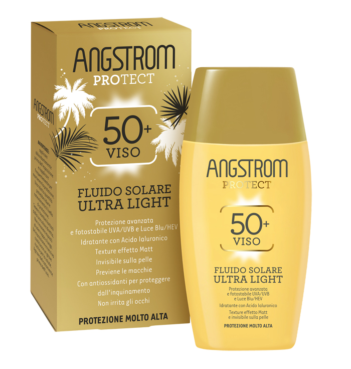 ANGSTROM FLUIDO SOLARE VISO ULTRA LIGHT SPF 50+ 40 ML - Pharmaleader