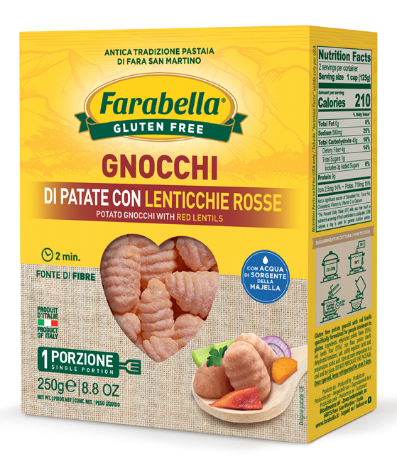 FARABELLA GNOCCHI PATATE E LENTICCHIE 250 G - Pharmaleader