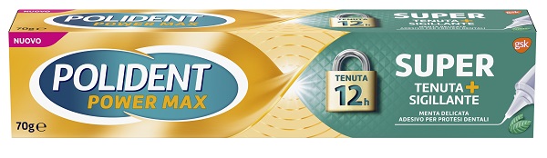 POLIDENT SUPER TENUTA+SIGILLANTE MENTA DELICATA ADESIVO PROTESI DENTALE 70 G - Pharmaleader