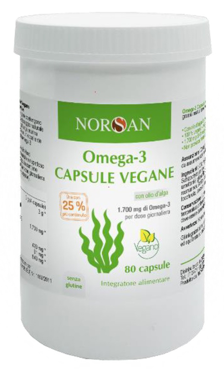 NORSAN OMEGA 3 VEGANO 80 CAPSULE - Pharmaleader