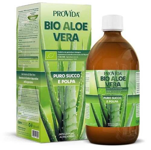 PROVIDA BIO ALOE VERA PURO SUCCO E POLPA 500 ML - Pharmaleader