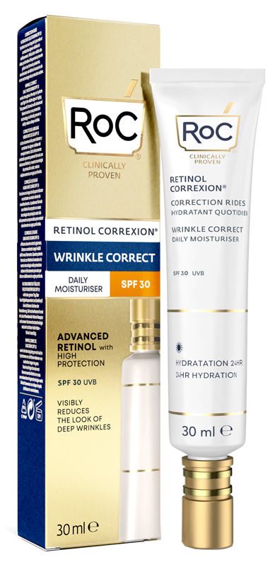ROC RETINOL CORREXION WRINKLE CORRECT DAILY MOISTURISER SPF30 30 ML - Pharmaleader