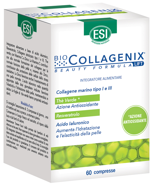 ESI BIOCOLLAGENIX ANTIOSSIDANTE 60 COMPRESSE - Pharmaleader