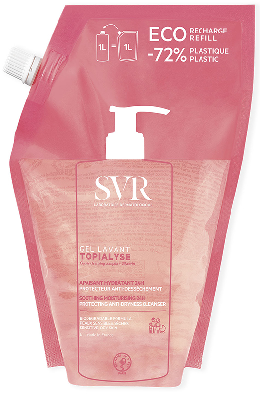 TOPIALYSE GEL LAVANT REFILL 1 L - Pharmaleader