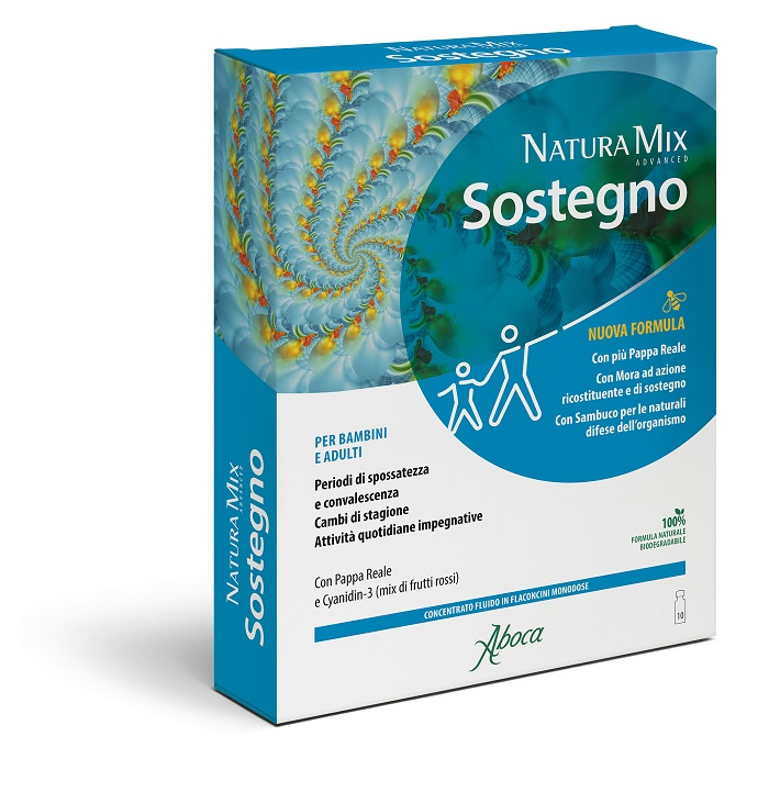 NATURA MIX ADVANCED SOSTEGNO 10 FLACONCINI DA 15 ML - Pharmaleader