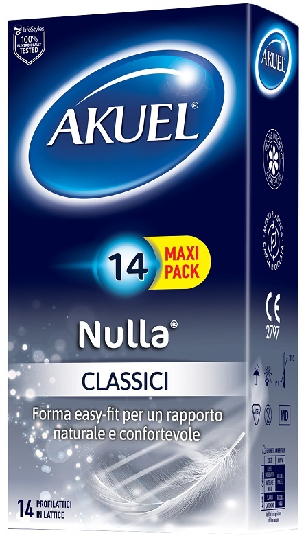 PROFILATTICO AKUEL NULLA CLASSICO 14 PEZZI - Pharmaleader