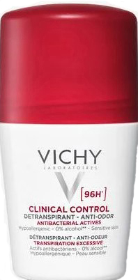VICHY DEODORANTE CLINICAL CONTROL 96H ROLL 50 ML - Pharmaleader