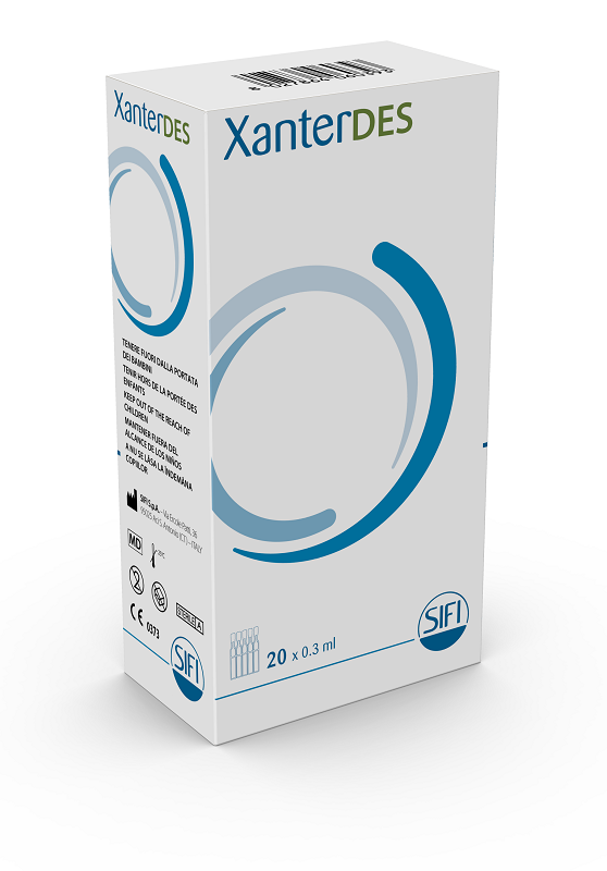 XANTERDES SOLUZIONE OFTALMICA 20 FLACONCINI MONODOSE DA 0,3 ML - Pharmaleader