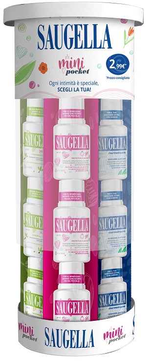 SAUGELLA EXPO PROMO POCKET II CVS 2022 SAUGELLA UOMO 100 ML+SAUGELLA GIRL 100 ML+SAUGELLA DERMOLIQUIDO 100 ML+SAUGELLA POLIGYN 100 ML+SAUGELLA ATTIVA 100 ML+SAUGELLA YOUFRESH 100ML - Pharmaleader