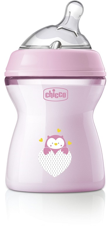 CHICCO BIBERON NAT FEEL PP 2M+ 250 ML BIMBA - Pharmaleader
