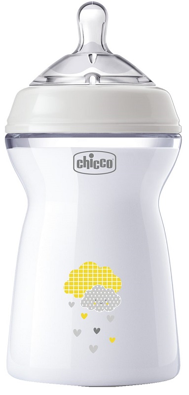 CHICCO BIBERON NAT FEEL PP 6M+ 330 ML UNISEX - Pharmaleader