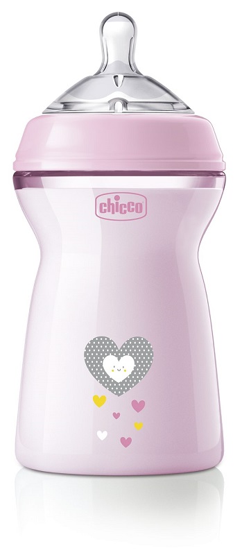CHICCO BIBERON NAT FEEL PP 6M+ 330 ML BIMBA - Pharmaleader