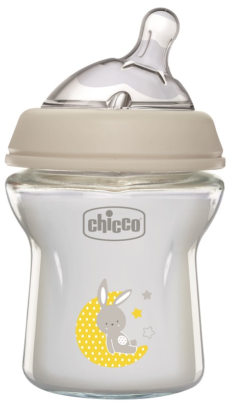 CHICCO BIBERON NAT FEEL VETRO 0M+ 150 ML - Pharmaleader