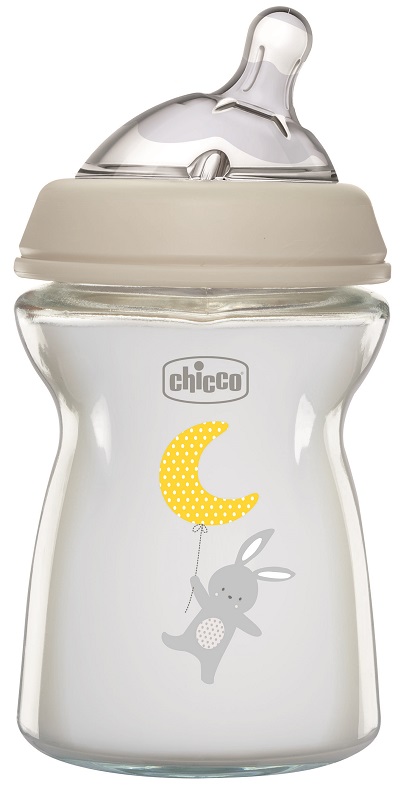 CHICCO BIBERON NAT FEEL VETRO 0M+ 250 ML - Pharmaleader