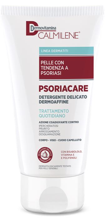 DERMOVITAMINA CALMILENE PSORIACARE DETERGENTE DELICATO DERMOAFFINE TRATTAMENTO QUOTIDIANO PER PELLE CON TENDENZA A PSORIASI 200 ML - Pharmaleader