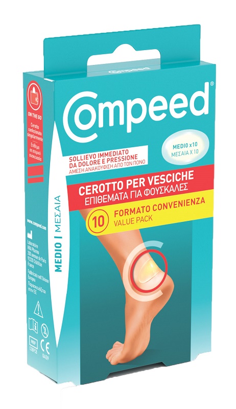 CEROTTI COMPEED PER VESCICHE MEDIO 10 PEZZI CARTON - Pharmaleader