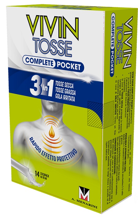 VIVIN TOSSE COMPLETE POCKET 14 STICK PACK DA 10 ML - Pharmaleader