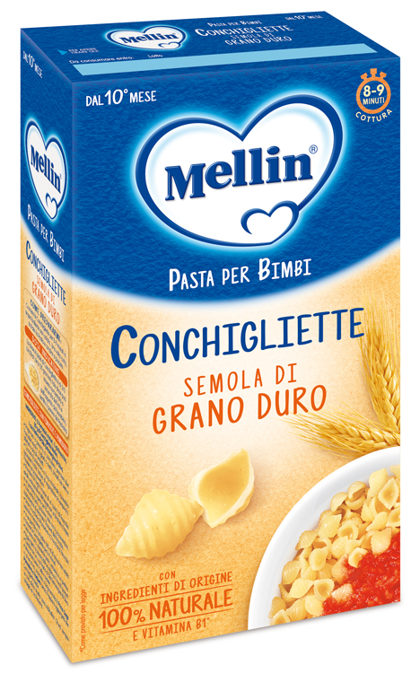 MELLIN CONCHIGLIETTE 100% GRANO DURO 280 G - Pharmaleader