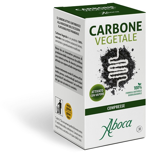 CARBONE VEGETALE 30 COMPRESSE - Pharmaleader