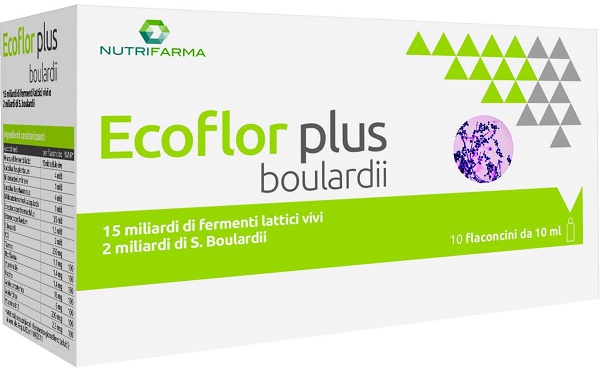 ECOFLOR PLUS BOULARDII 10 FLACONCINI - Pharmaleader