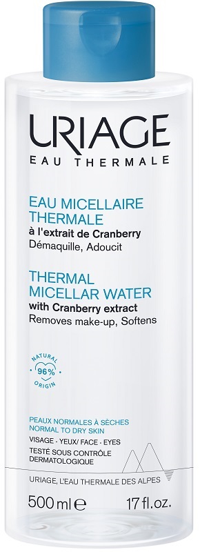 URIAGE EAU MICELLAIRE THERMALE PELLI NORMALI SECCHE 500 ML - Pharmaleader