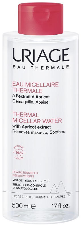 URIAGE EAU MICELLAIRE THERMALE PELLI SECCHE FLACONE 500 ML - Pharmaleader