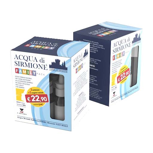 ACQUA DI SIRMIONE FAMILY PACK 12 FLACONCINI DA 15 ML - Pharmaleader