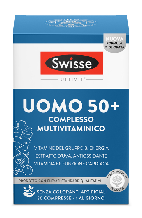 SWISSE MULTIVITAMINICO UOMO 50+ 30 COMPRESSE - Pharmaleader