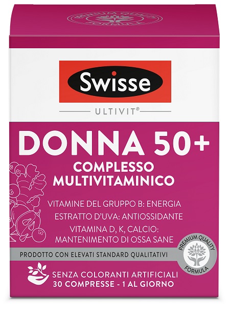 SWISSE MULTIVITAMINICO DONNA 50+ 30 COMPRESSE - Pharmaleader