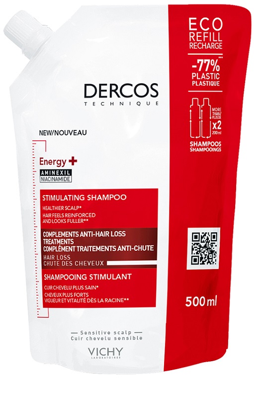 DERCOS ECO RICARICA ENERGIZZANTE 500 ML - Pharmaleader