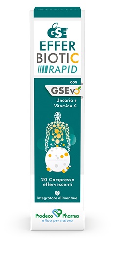 GSE EFFERBIOTIC RAPID 20 COMPRESSE - Pharmaleader