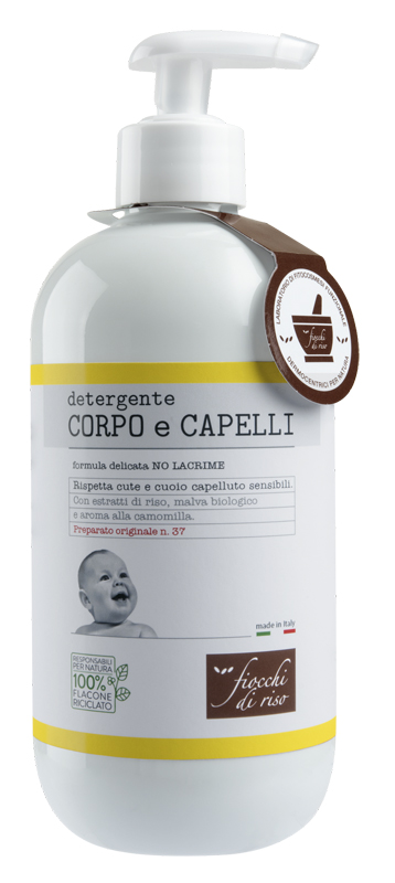 FIOCCHI DI RISO DETERGENTE CORPO/CAPELLI CAMOMILLA 400 ML - Pharmaleader