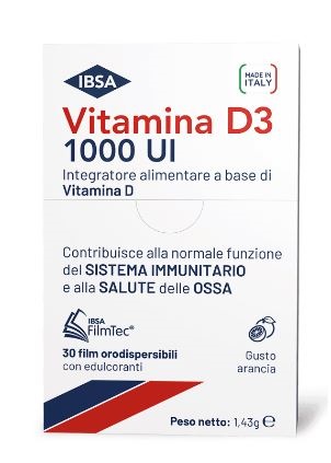 VITAMINA D3 IBSA 1000UI 30 FILM ORODISPERSIBILI - Pharmaleader