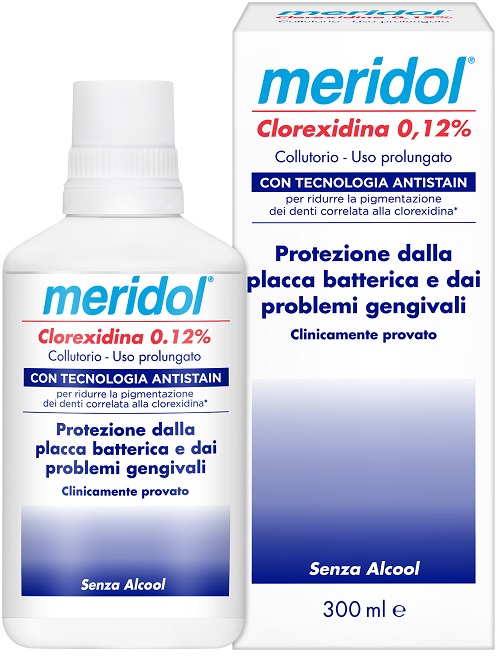 MERIDOL COLLUTORIO CLOREXIDINA 0,12% 300 ML - Pharmaleader