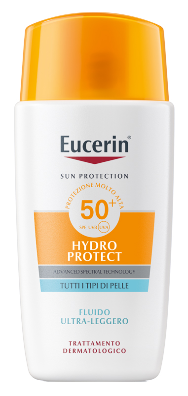 EUCERIN SUN FACE HYDRO PROTECT FLUIDO ULTRA LEGGERO SPF50+ 50 ML - Pharmaleader