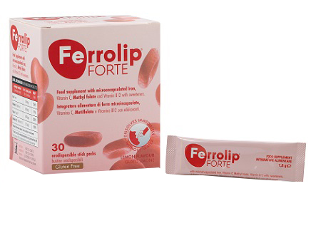 FERROLIP FORTE 30 STICK PACKS DA 1,8 G GUSTO LIMONE - Pharmaleader