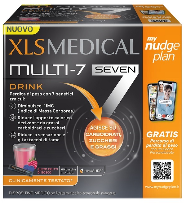 XLS MEDICAL MULTI7 DRINK 60 BUSTINE - Pharmaleader