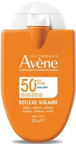 EAU THERMALE AVENE REFLEXE SOLAIRE SPF50+ BEBE BAMBINI ADULTO 30 ML - Pharmaleader