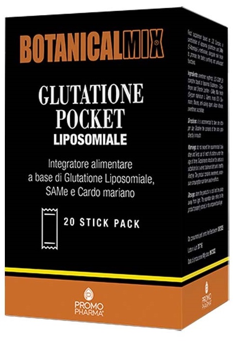 BOTANICALMIX GLUTATIONE POCKET LIPOSOMIALE 20 STICK DA 2 G - Pharmaleader