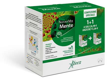 NATURA MIX ADVANCED MENTE CONFEZIONE SPECIALE 50 CAPSULE + 50 CAPSULE - Pharmaleader
