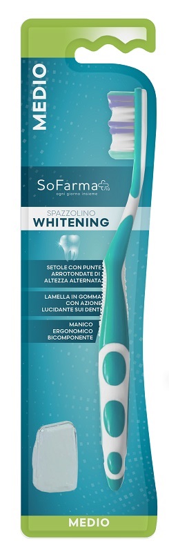 SPAZZOLINO WHITE SETOLE MEDIE SOFARMAPIU' - Pharmaleader